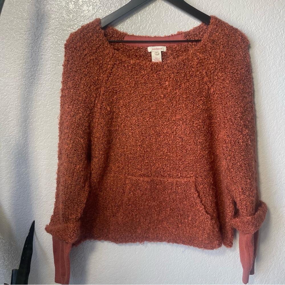 Sundance Merino Wool orange sweaters size M